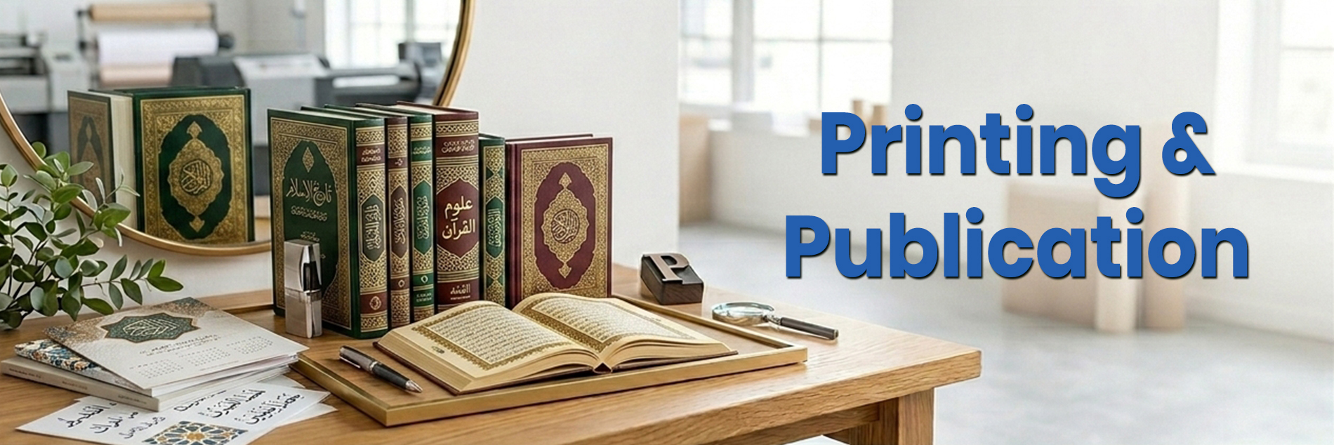Printing & publication banner